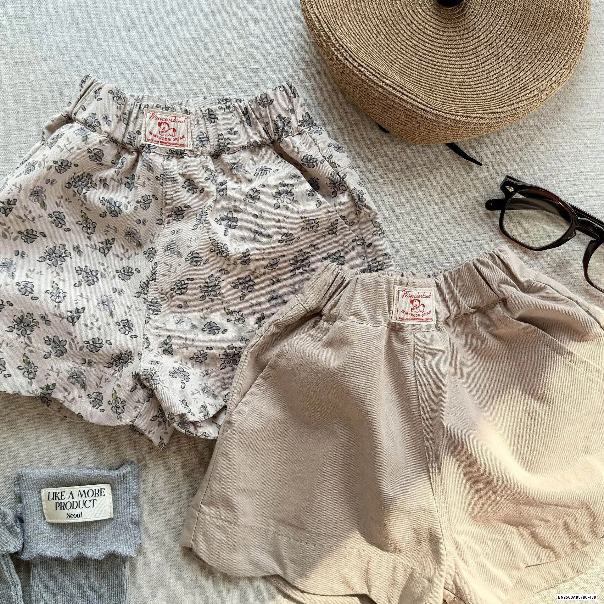 SHORT THÔ VIỀN HOA ADBABY