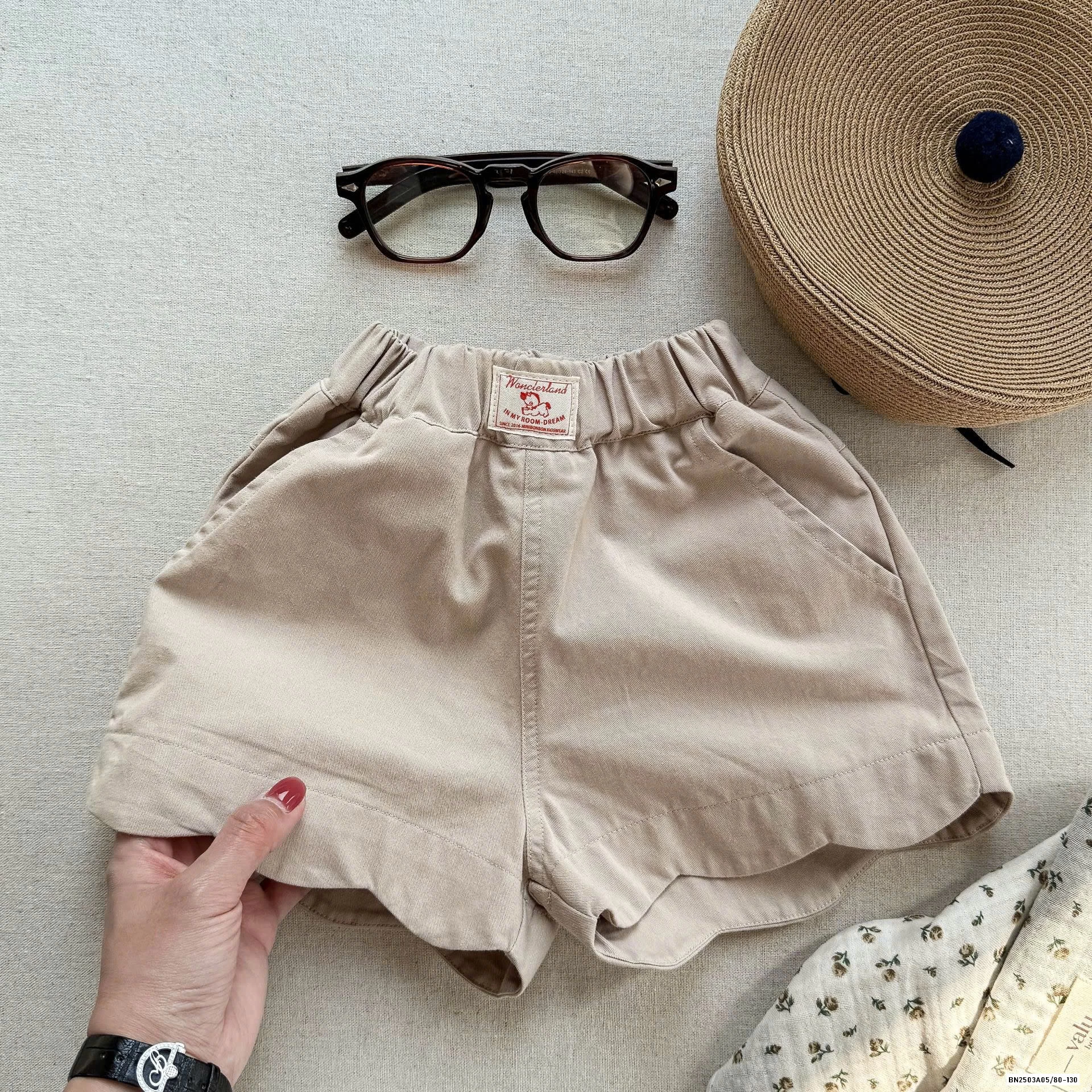 SHORT THÔ VIỀN HOA ADBABY