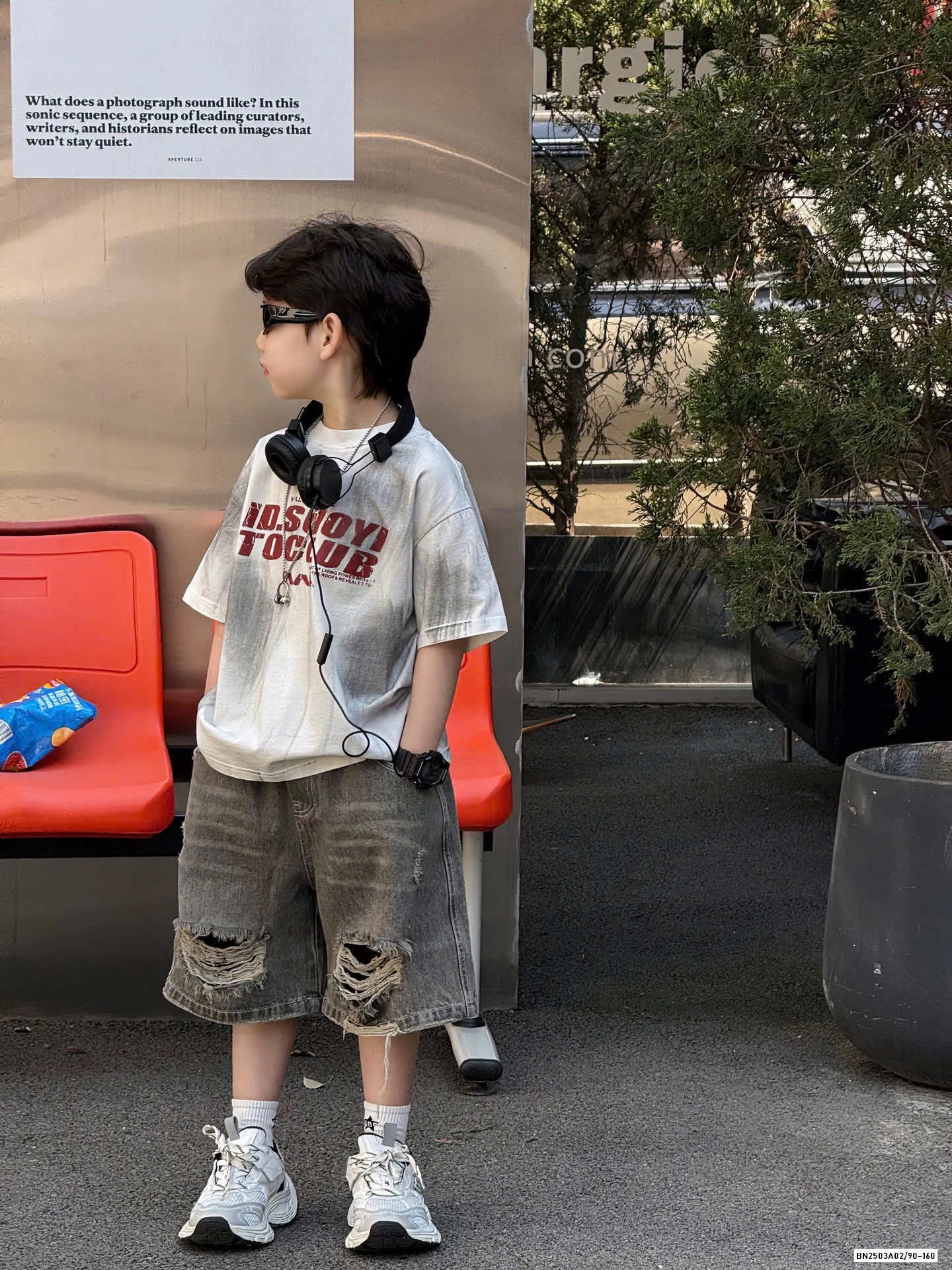 ÁO LOANG MIX SHORT JEANS RÁCH