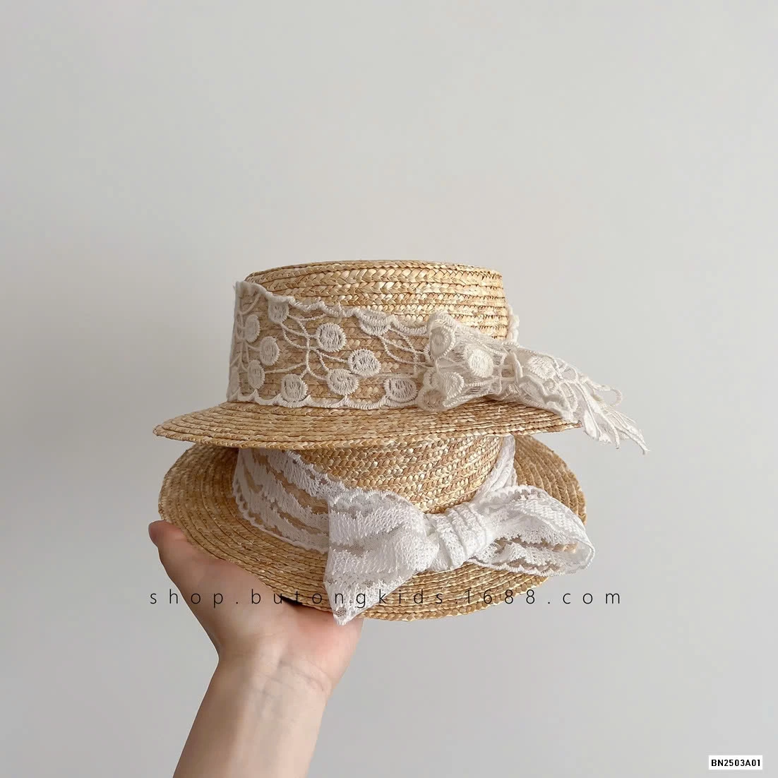 MŨ CÓI CHÓP BẰNG PHỐI REN