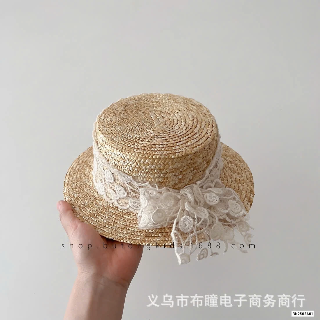 MŨ CÓI CHÓP BẰNG PHỐI REN