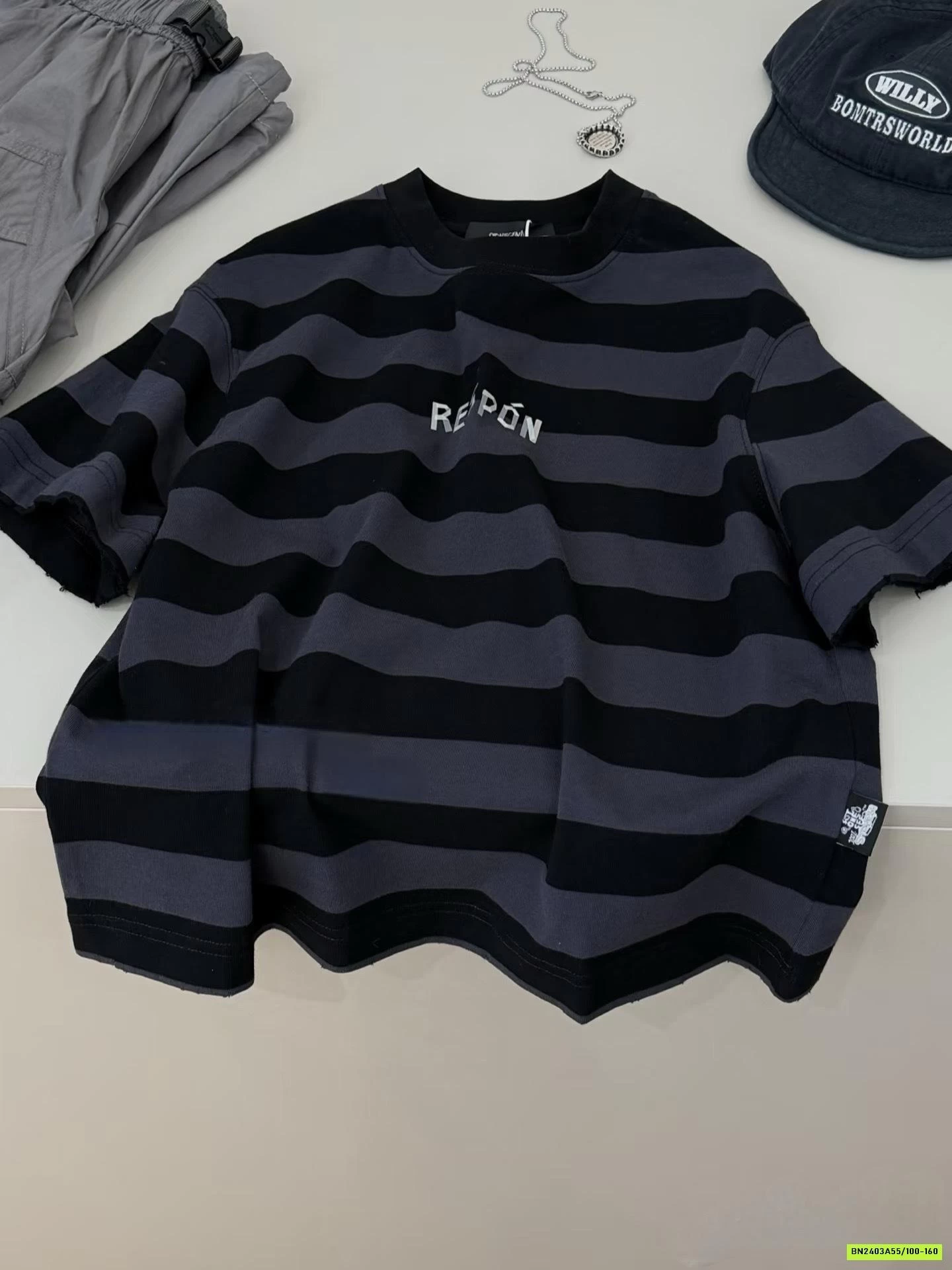 ÁO THUN KẺ PHỐI MÀU