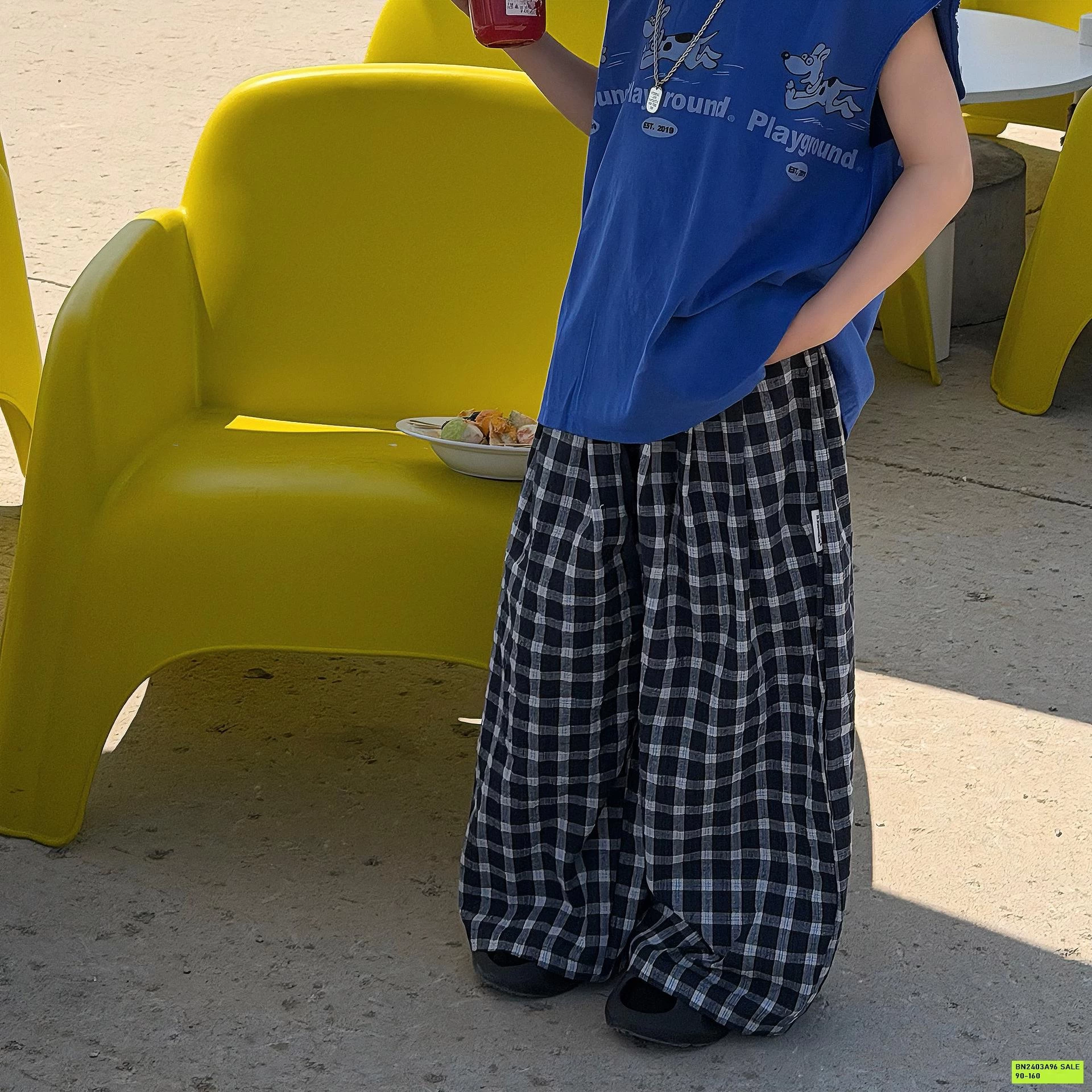 QUẦN ĐŨI SUÔNG CARO FANSHU