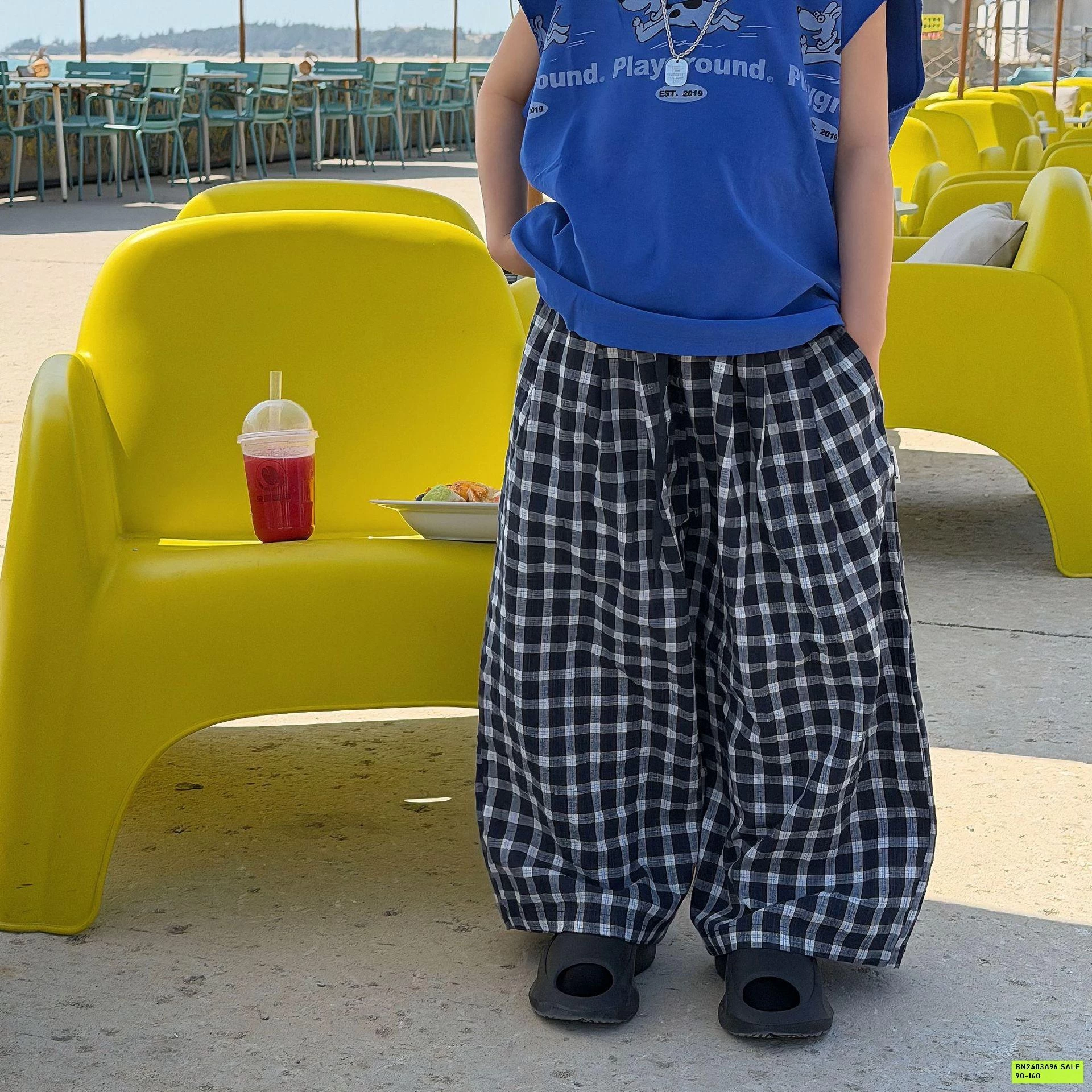 QUẦN ĐŨI SUÔNG CARO FANSHU