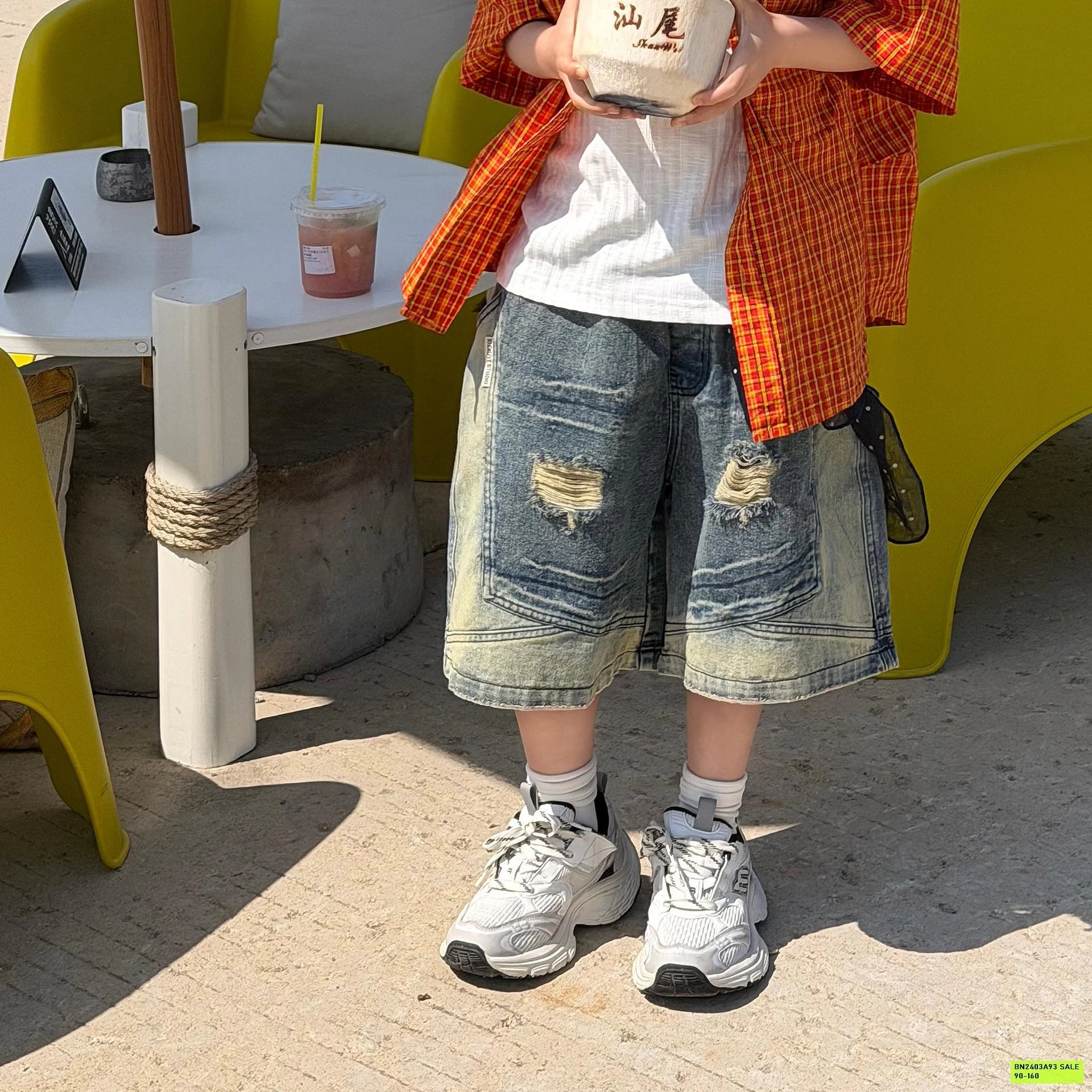 SHORT JEANS XANH CÁ TÍNH FANSHU