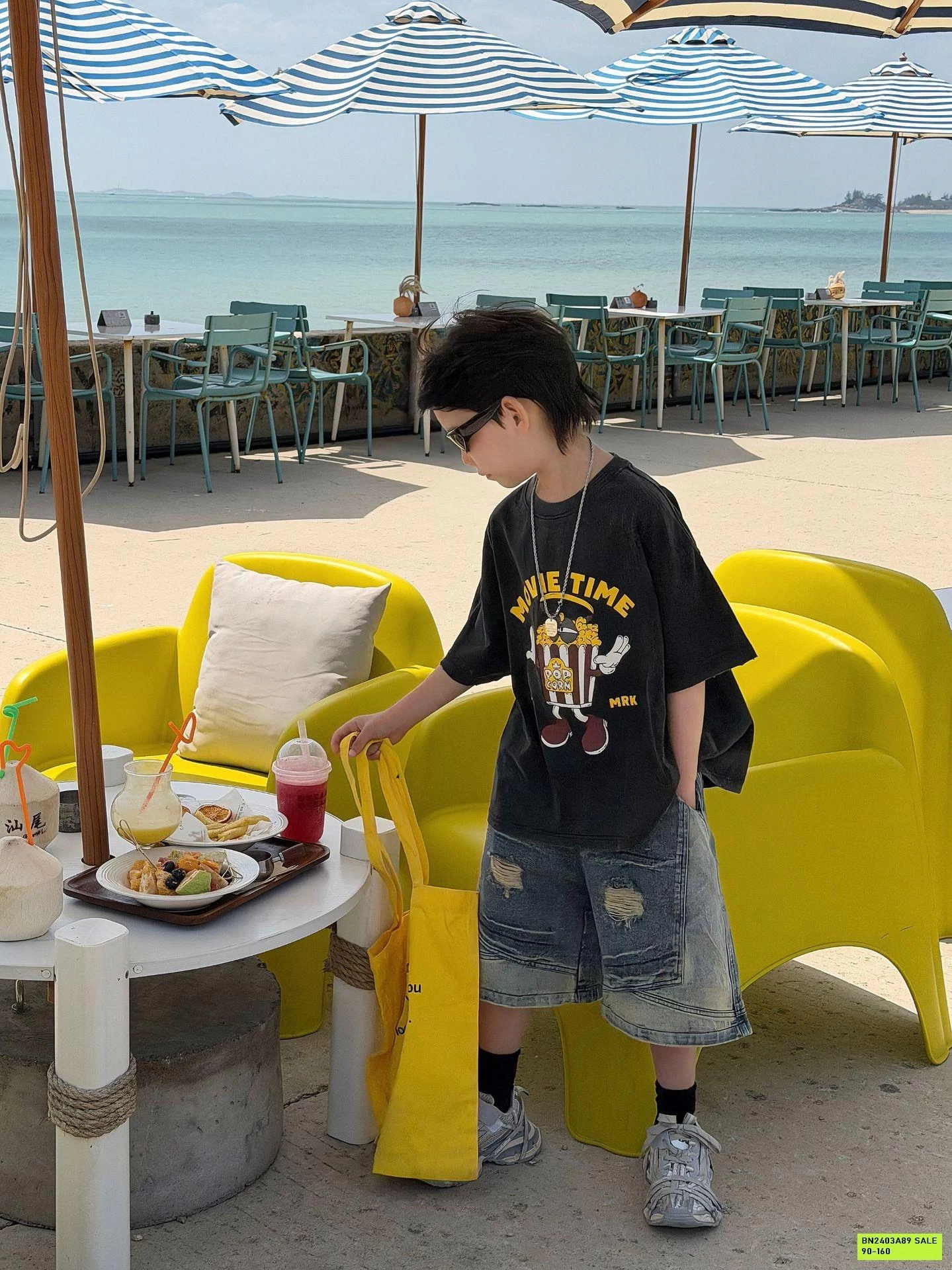 ÁO THUN ĐEN BẮP RANG BƠ FANSHU