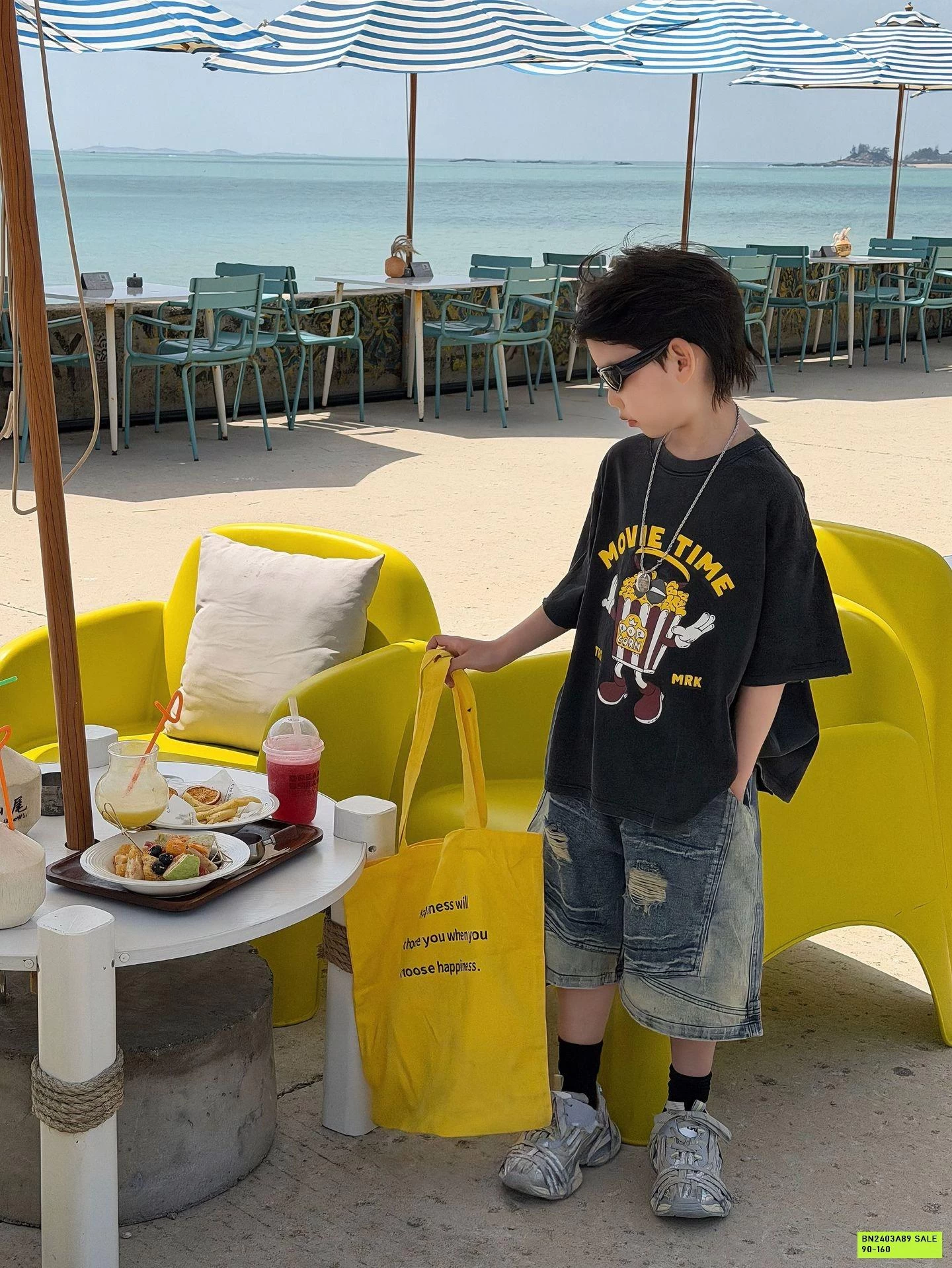 ÁO THUN ĐEN BẮP RANG BƠ FANSHU