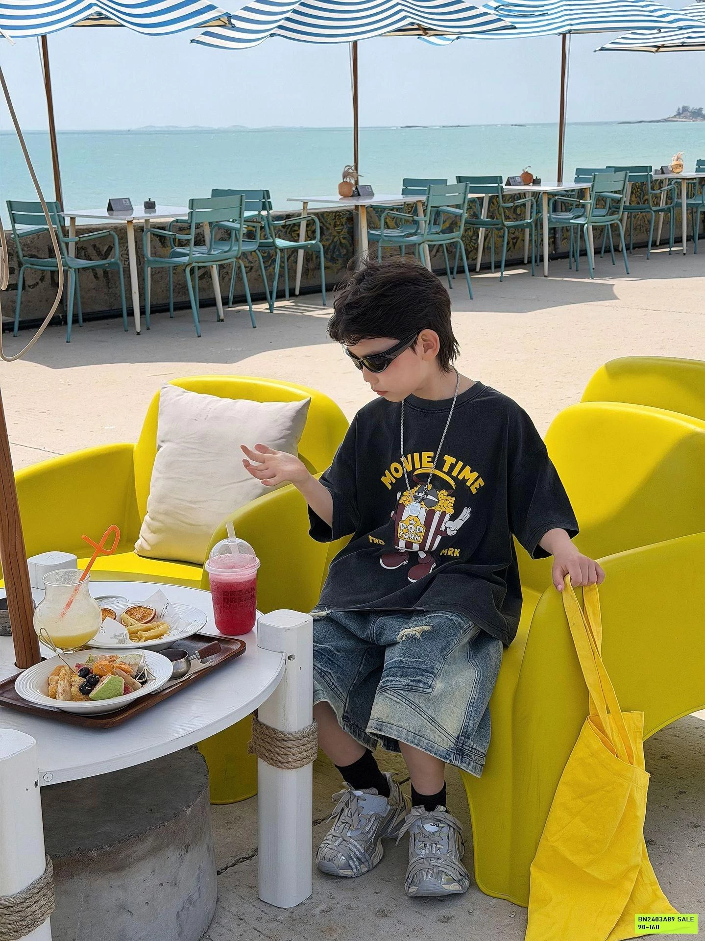 ÁO THUN ĐEN BẮP RANG BƠ FANSHU