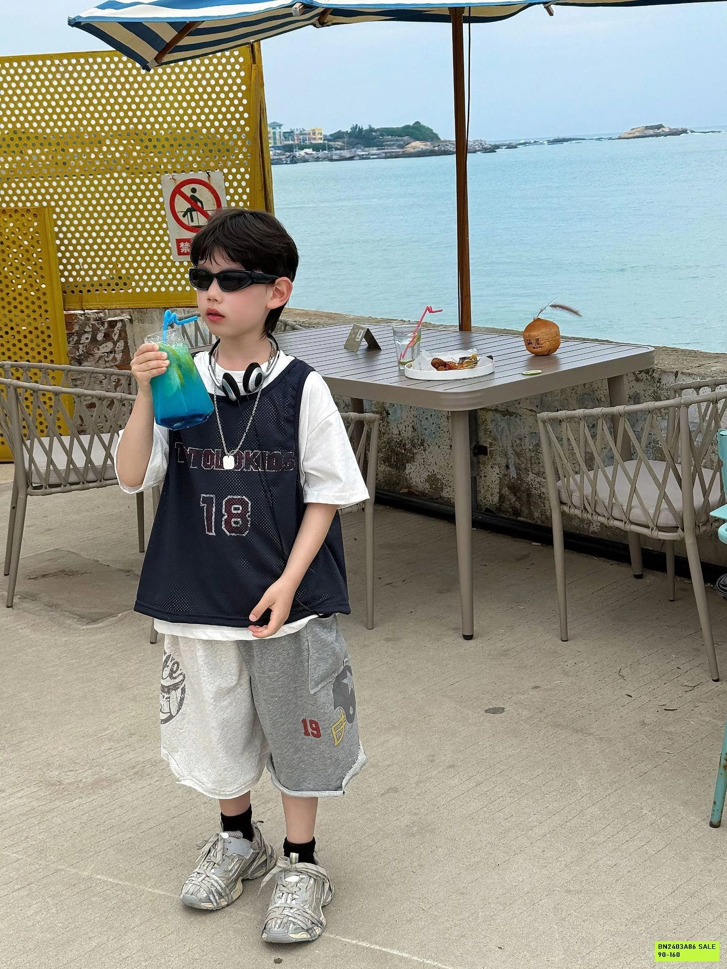 ÁO THUN GIẢ 2 LỚP GILE LƯỚI FANSHU