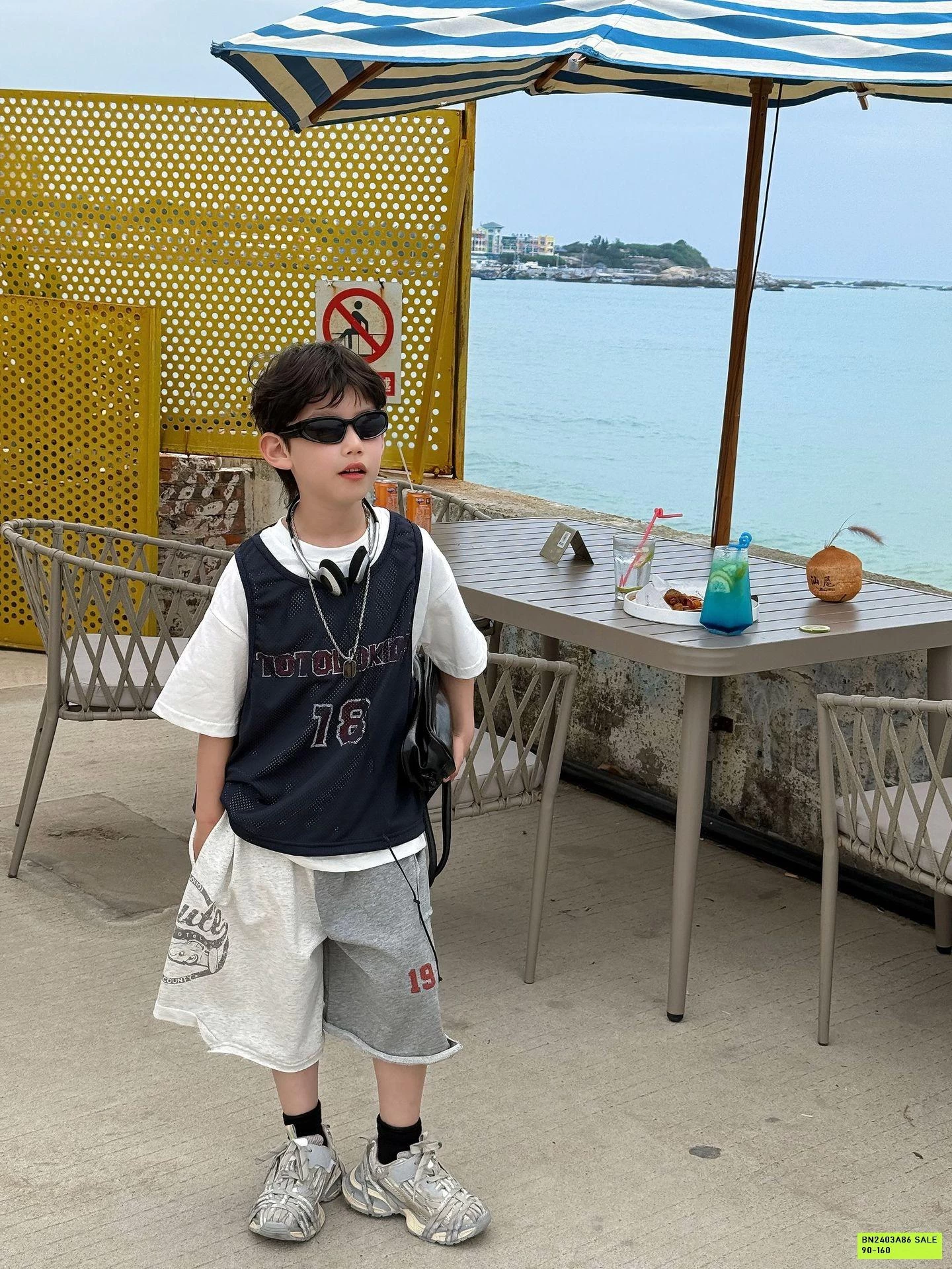 ÁO THUN GIẢ 2 LỚP GILE LƯỚI FANSHU