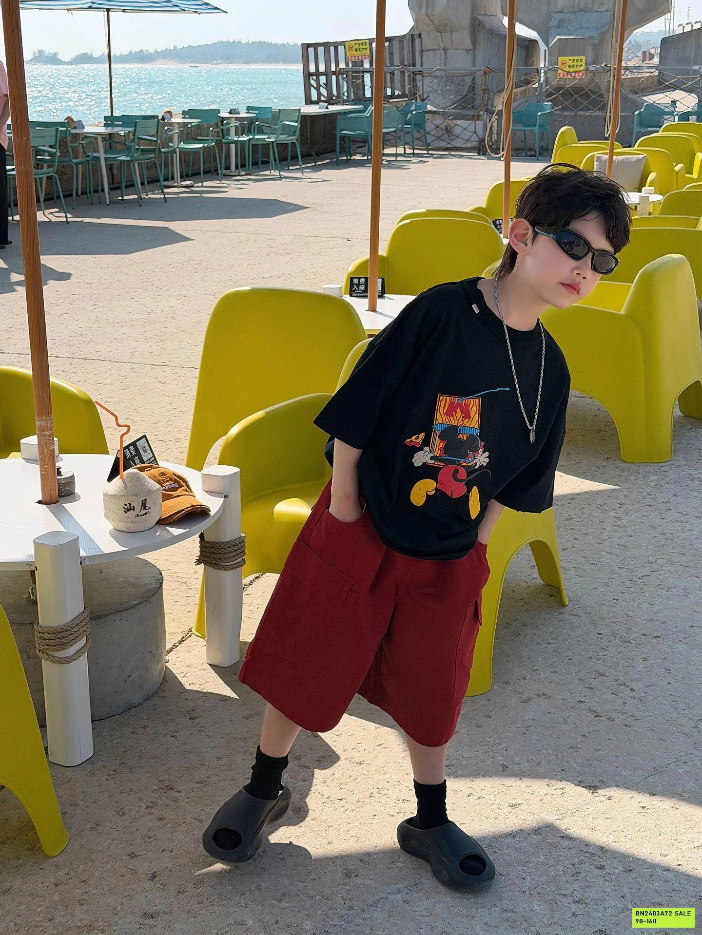 ÁO THUN ĐEN MICKEY FANSHU