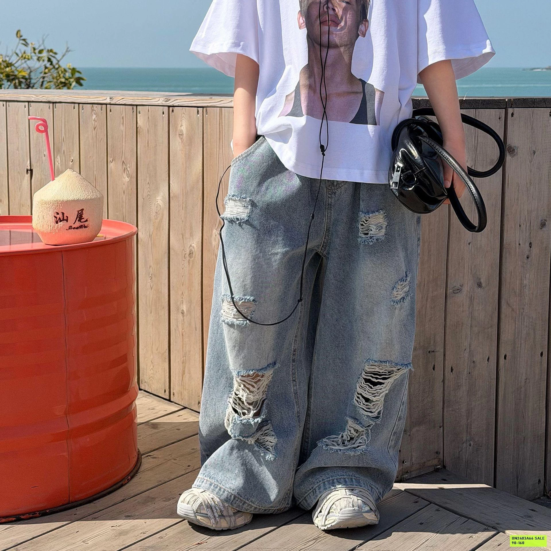 JEANS SUÔNG RÁCH FANSHU