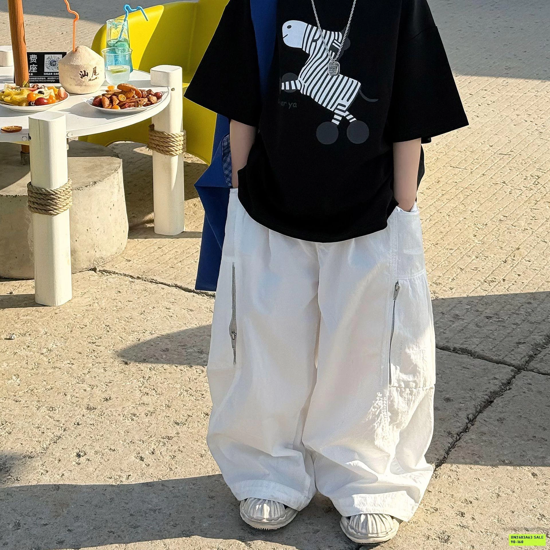 QUẦN GIÓ TENCEL TRẮNG FANSHU