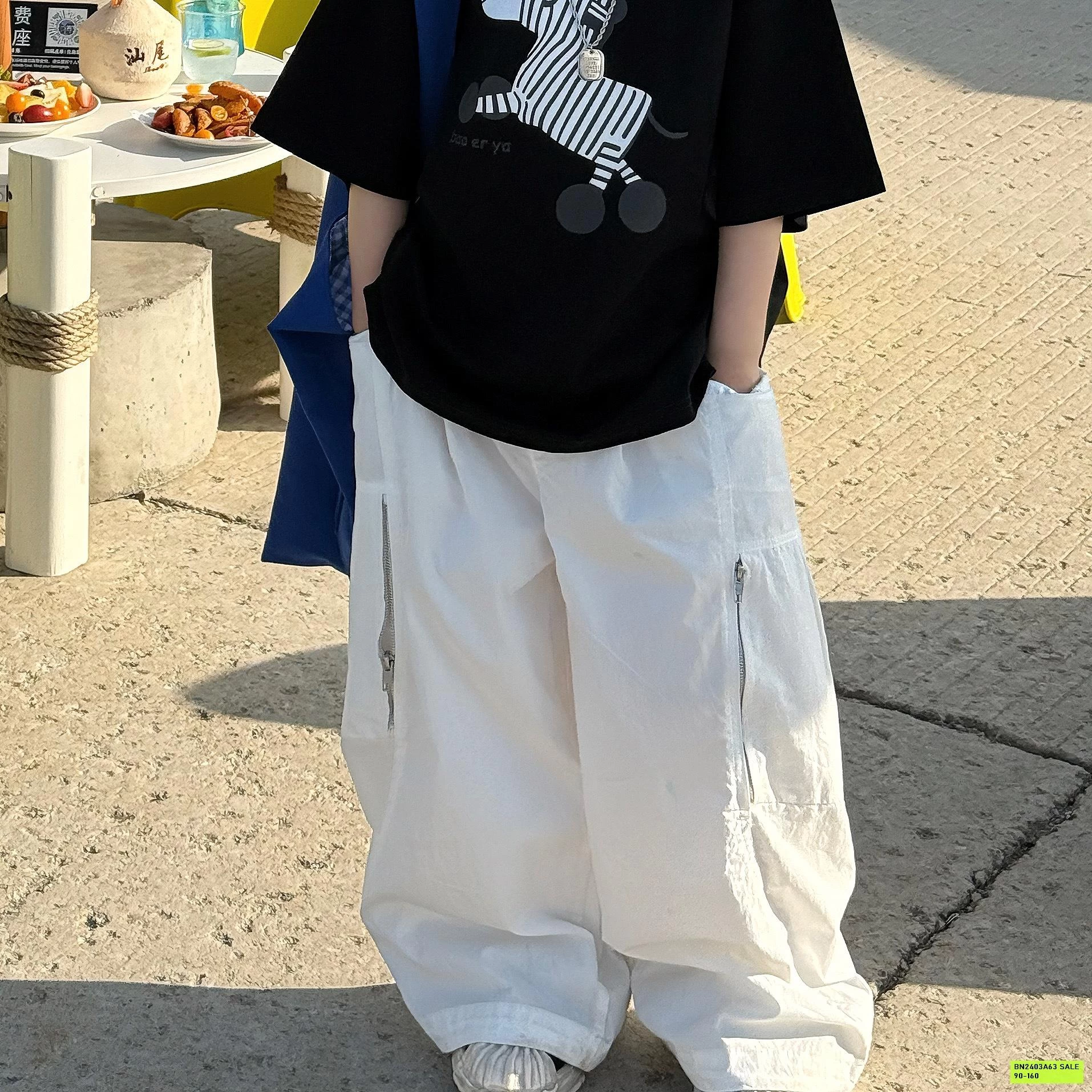 QUẦN GIÓ TENCEL TRẮNG FANSHU