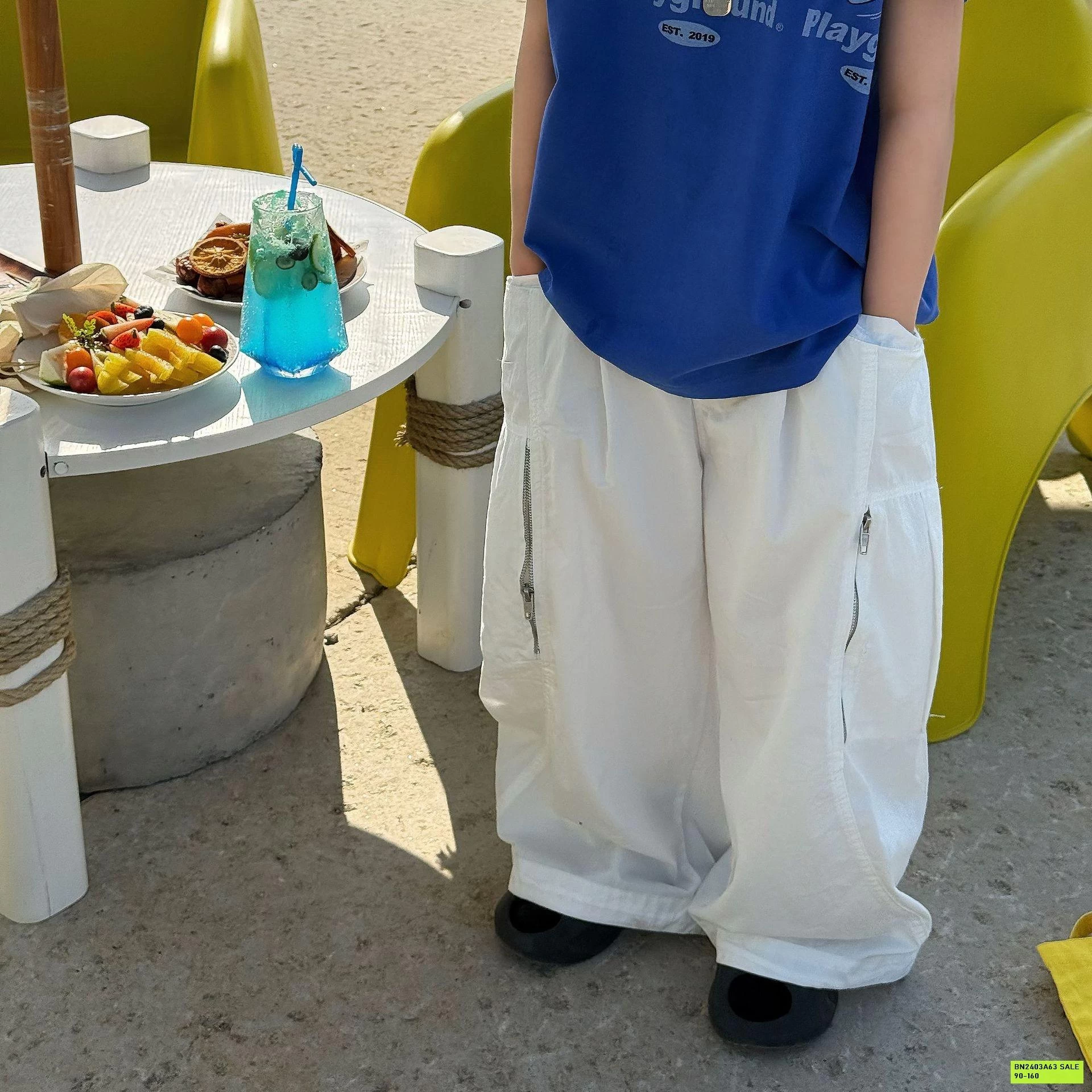 QUẦN GIÓ TENCEL TRẮNG FANSHU