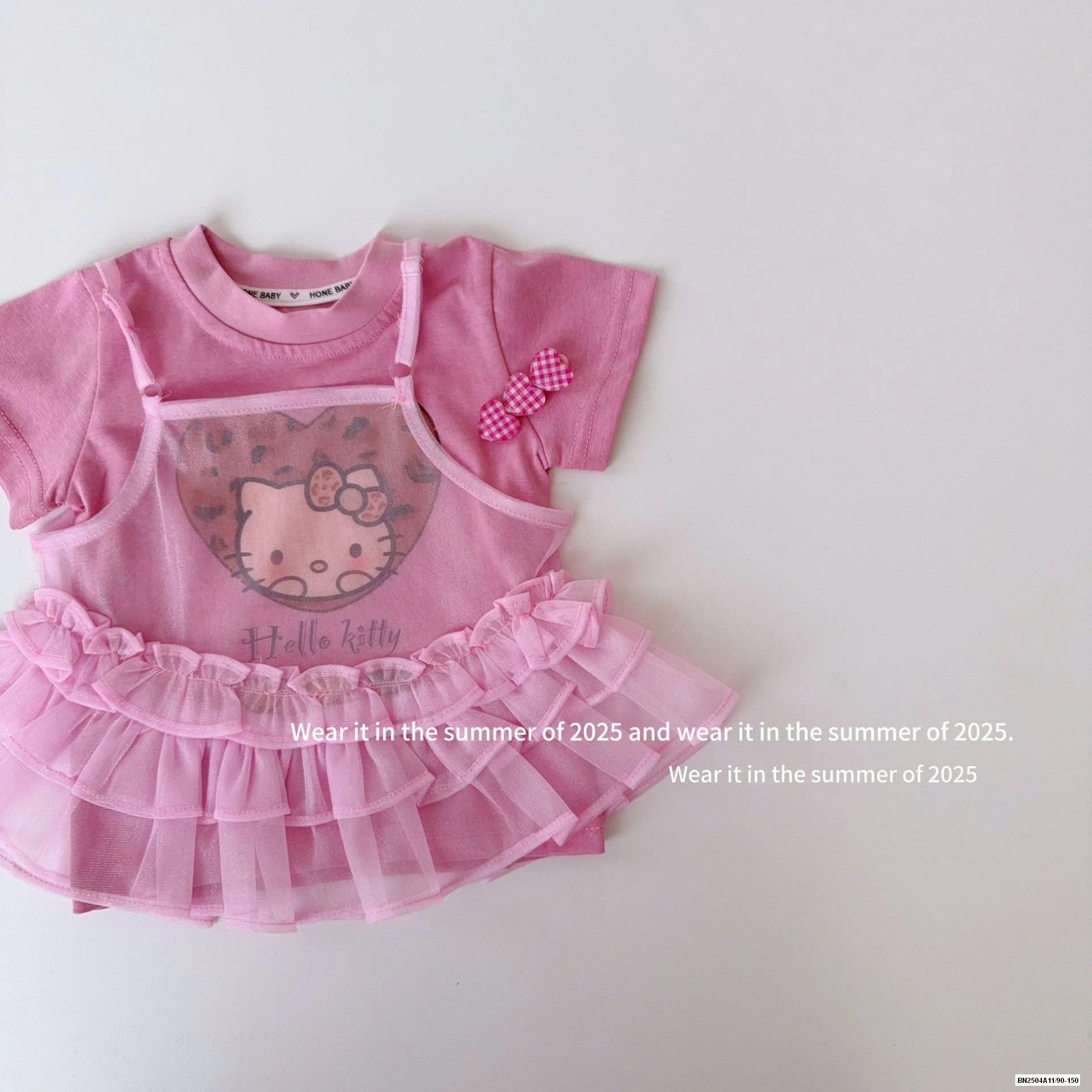 ÁO KITTY BÁNH BÈO 2 CHI TIẾT