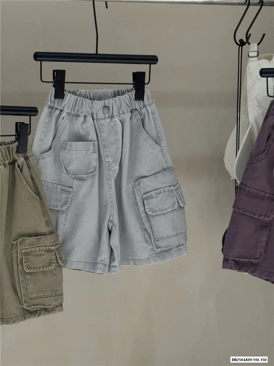 SHORT JEANS MÀU TÚI HỘP