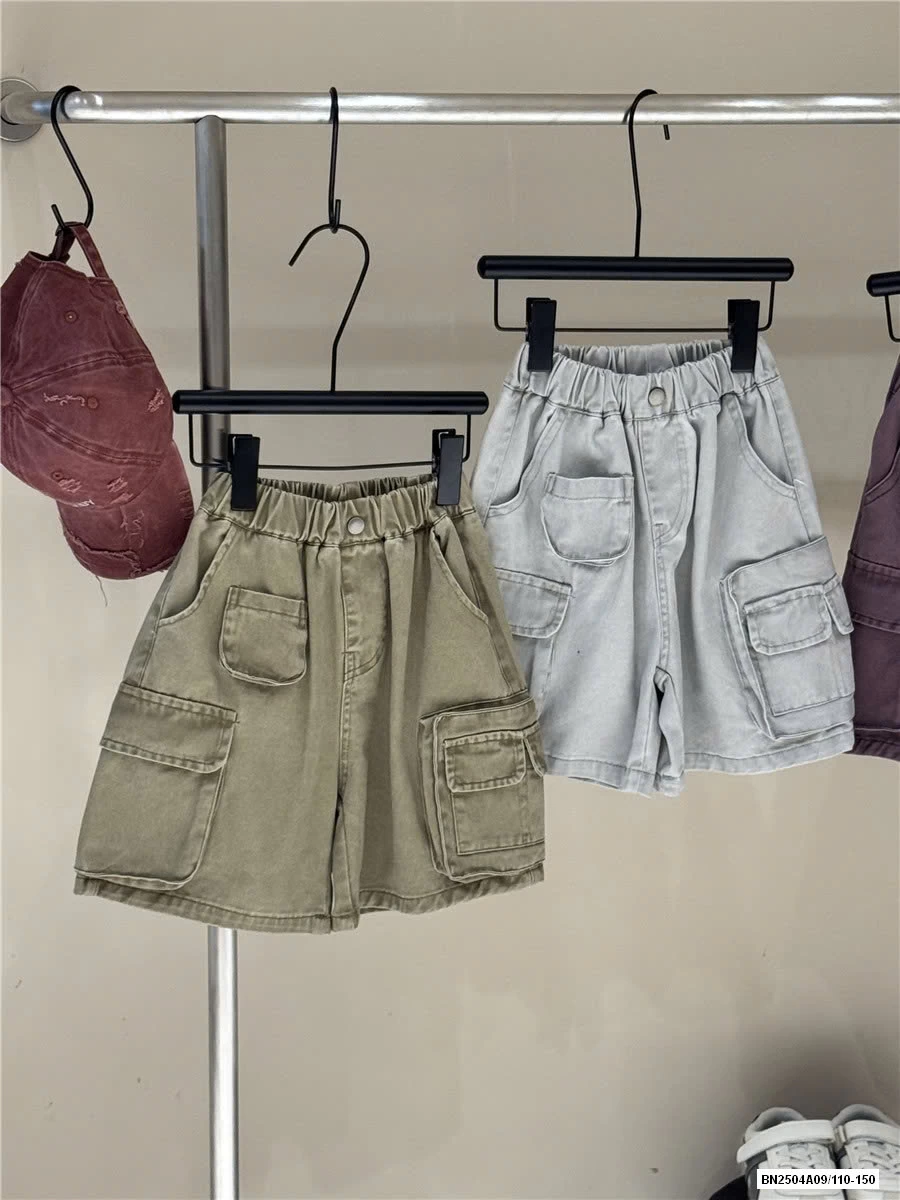 SHORT JEANS MÀU TÚI HỘP