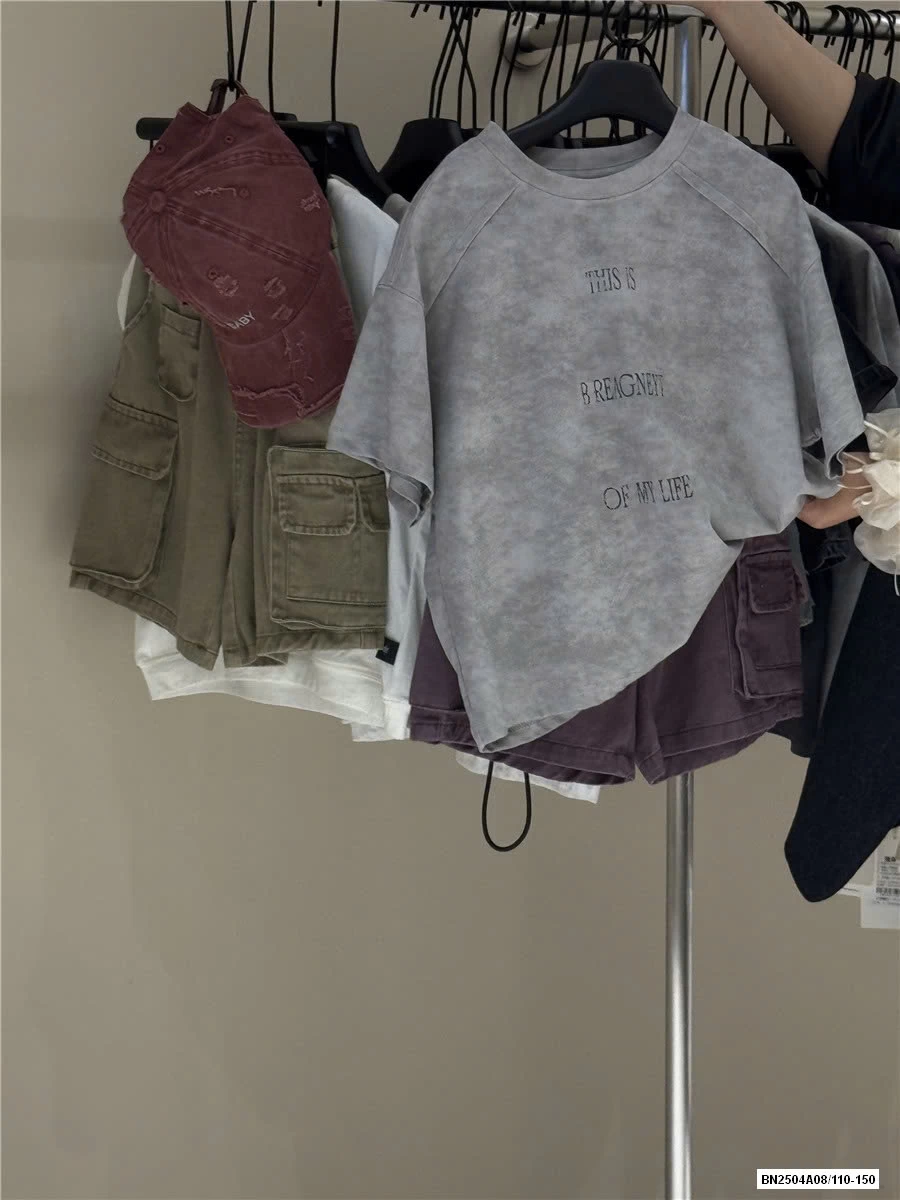 ÁO THUN LOANG IN CHỮ SZ ĐẠI