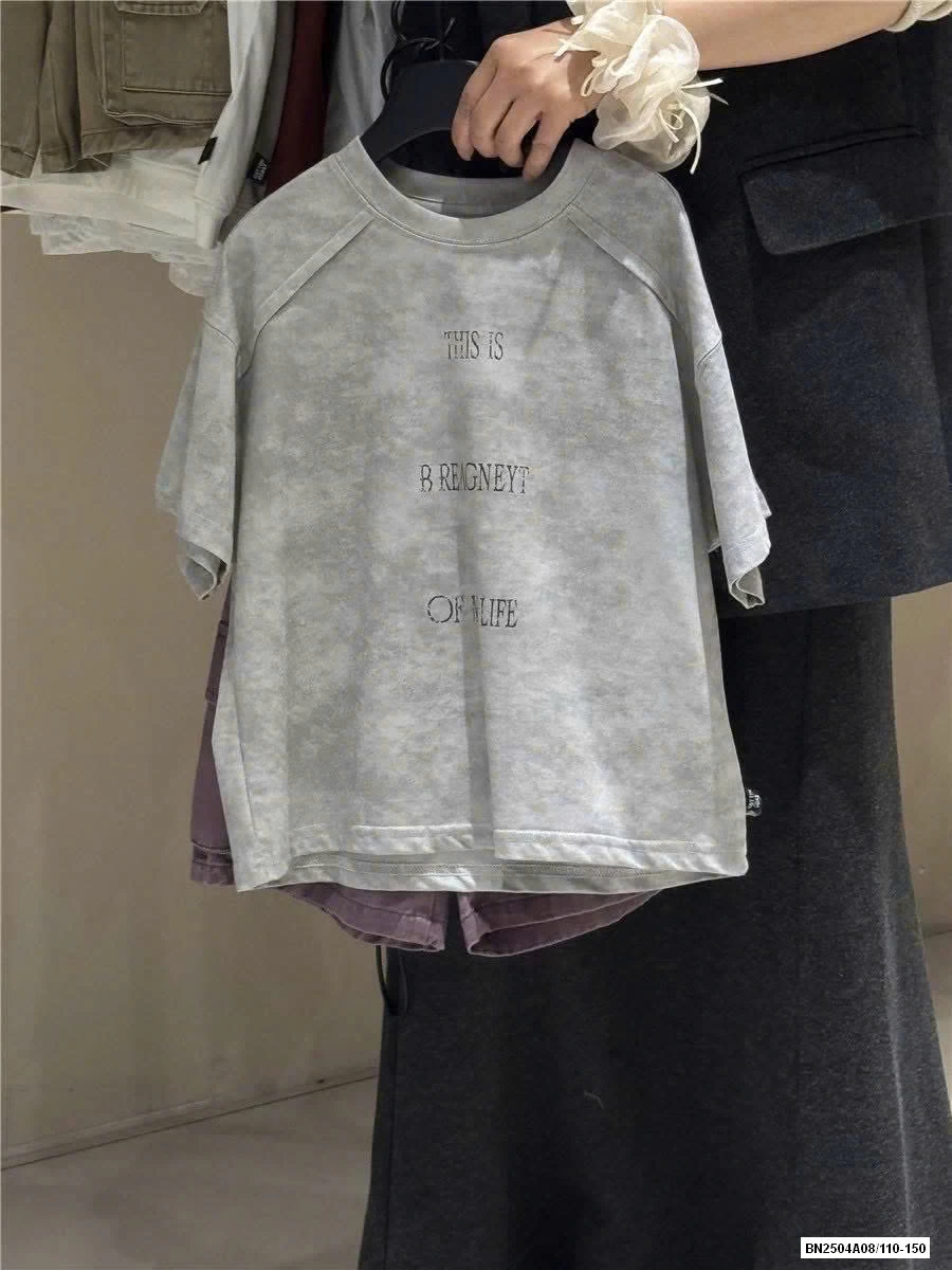 ÁO THUN LOANG IN CHỮ SZ ĐẠI