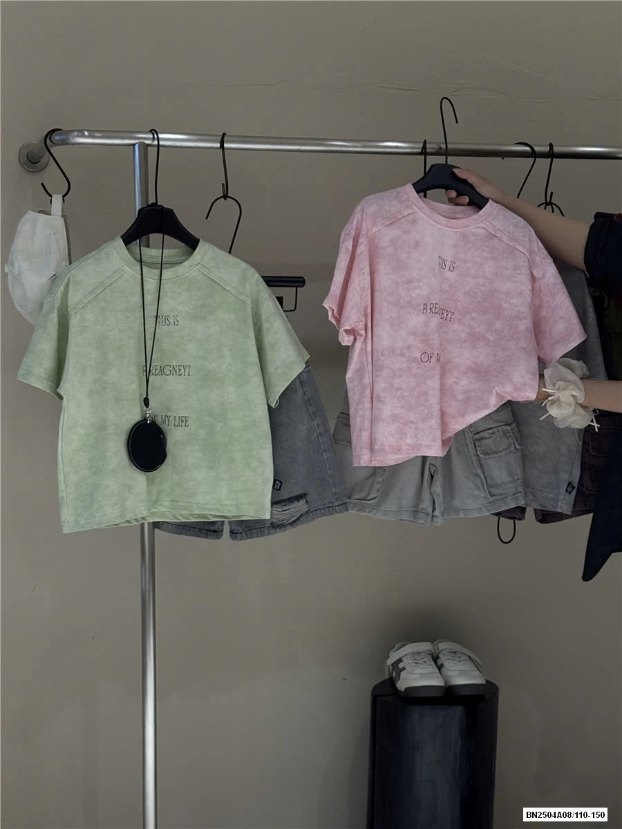 ÁO THUN LOANG IN CHỮ SZ ĐẠI