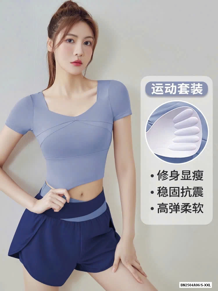 SÉT TẬP THỂ THAO NGẮN TAY