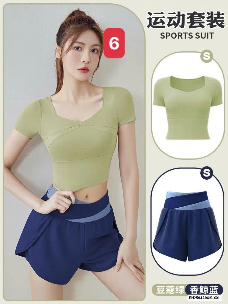 SÉT TẬP THỂ THAO NGẮN TAY