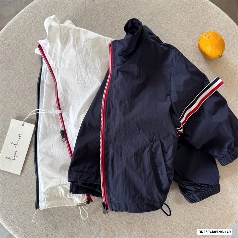 KHOÁC GIÓ MỎNG PHỐI SỌC MMY