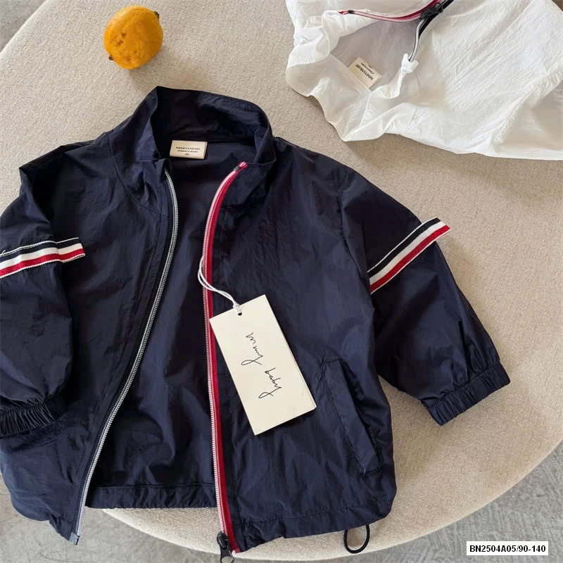 KHOÁC GIÓ MỎNG PHỐI SỌC MMY