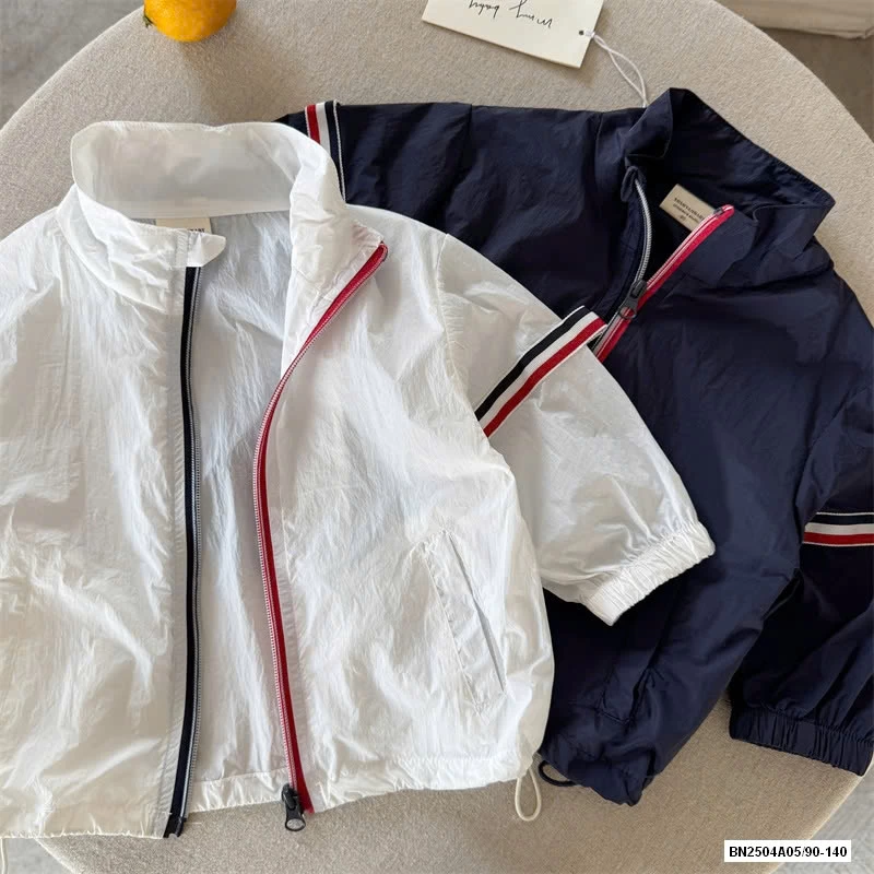 KHOÁC GIÓ MỎNG PHỐI SỌC MMY