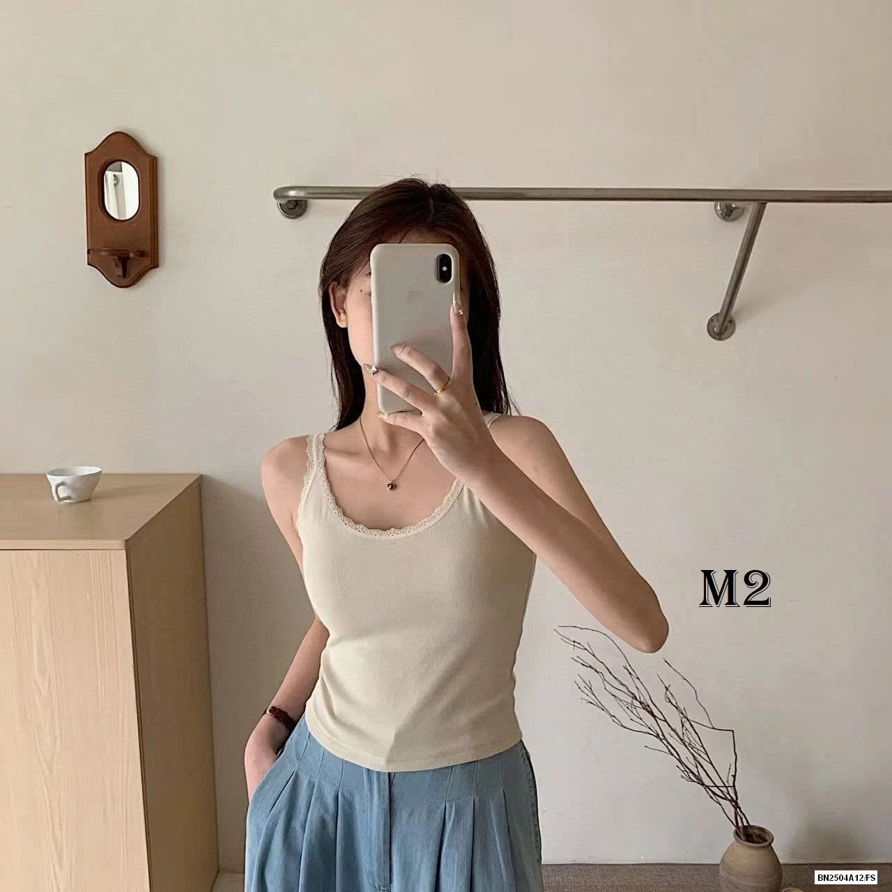 AASO 2 DÂY VIỀN REN KÈM BRA