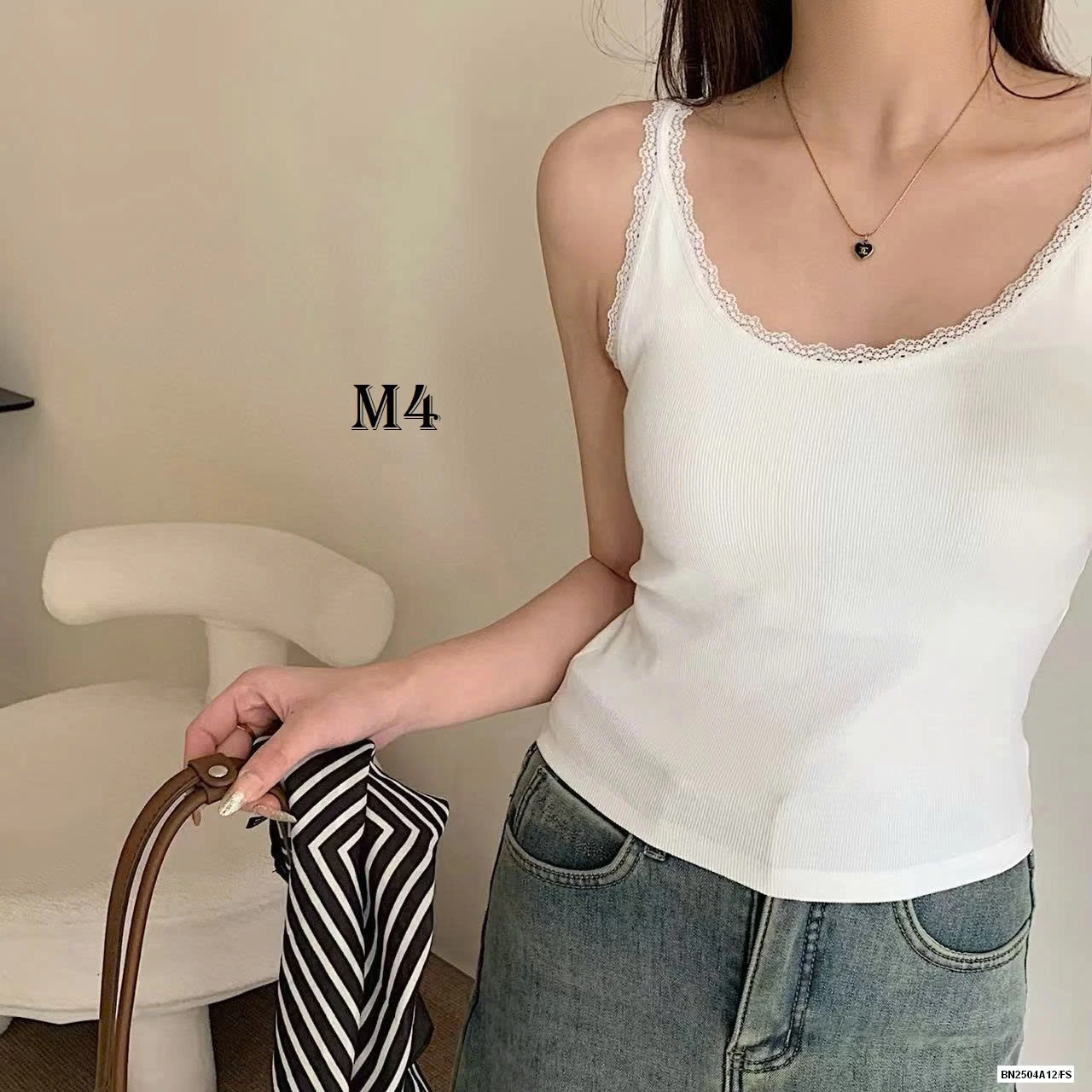 AASO 2 DÂY VIỀN REN KÈM BRA