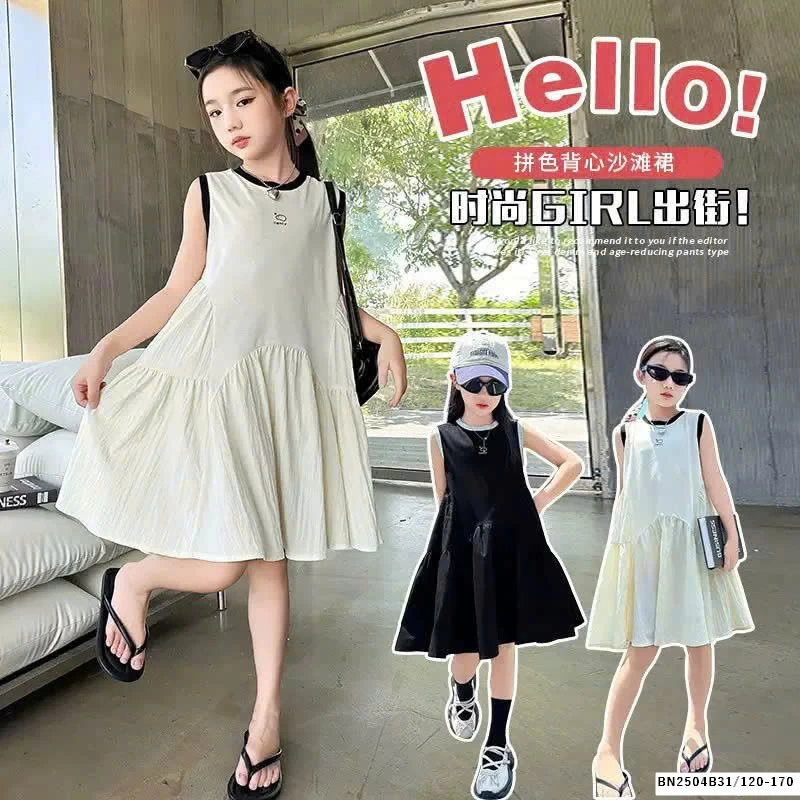 VÁY SUÔNG XOÈ SÁT NÁCH BÉ GÁI