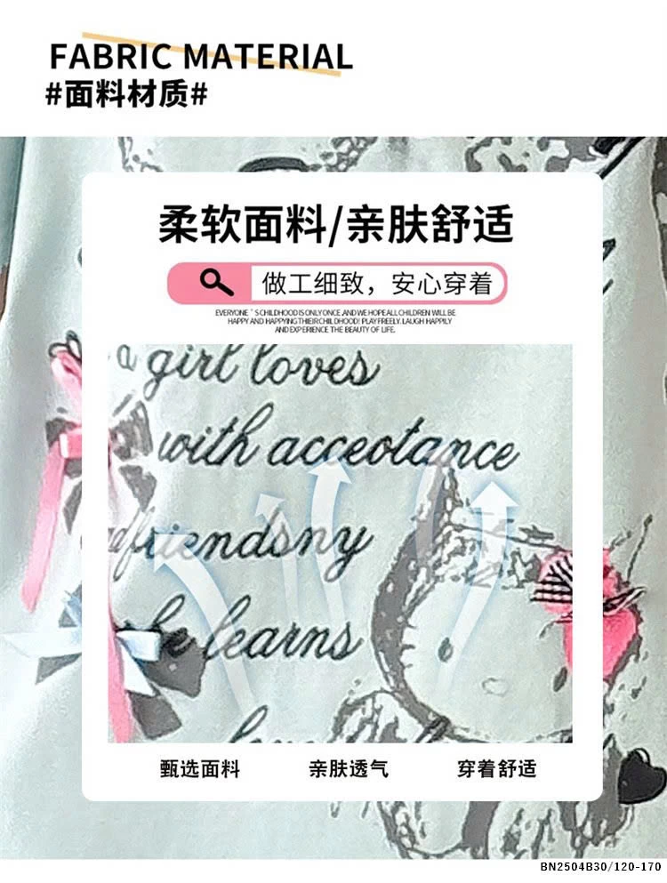 ÁO THUN KITTY NƠ MIX CHÂN VÁY TRẮNG