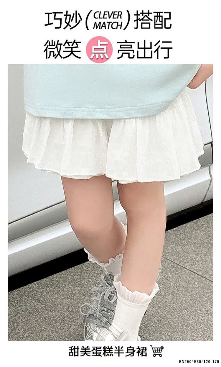 ÁO THUN KITTY NƠ MIX CHÂN VÁY TRẮNG