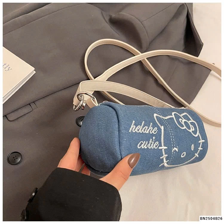 TÚI ĐEO CHÉO TRỐNG DENIM mini