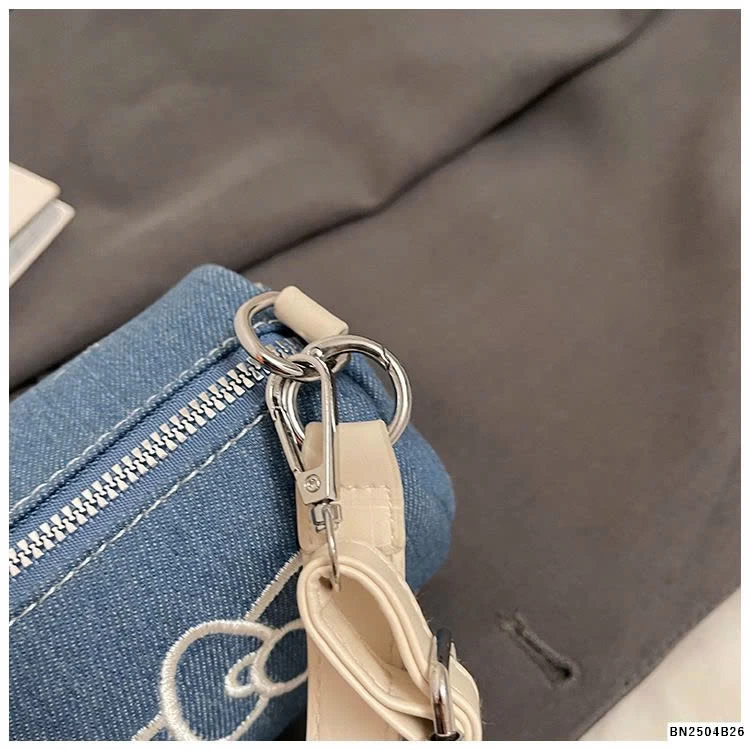 TÚI ĐEO CHÉO TRỐNG DENIM mini