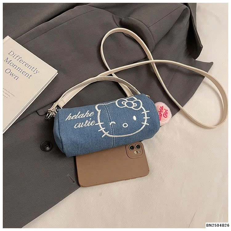 TÚI ĐEO CHÉO TRỐNG DENIM mini