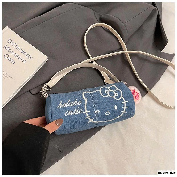 TÚI ĐEO CHÉO TRỐNG DENIM mini