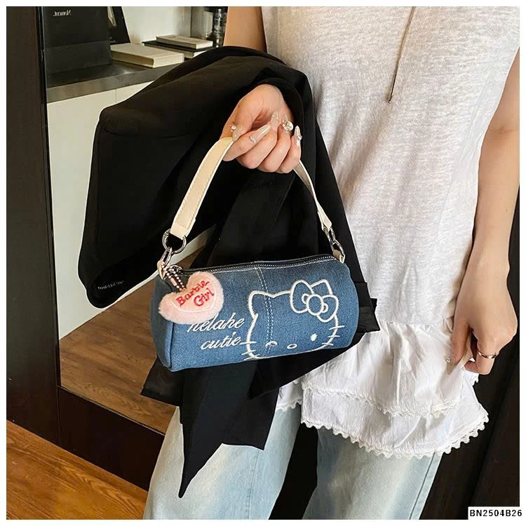 TÚI ĐEO CHÉO TRỐNG DENIM mini