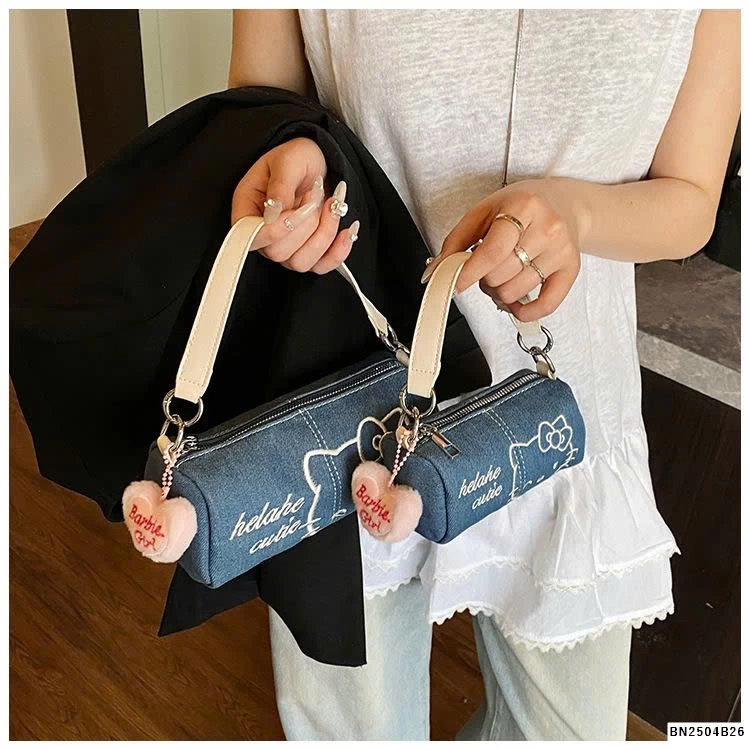 TÚI ĐEO CHÉO TRỐNG DENIM mini