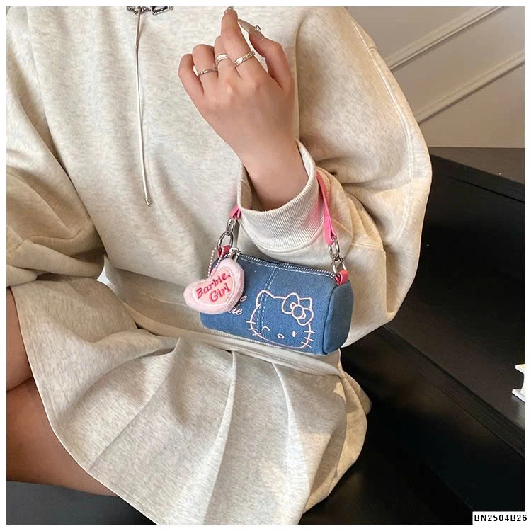 TÚI ĐEO CHÉO TRỐNG DENIM mini