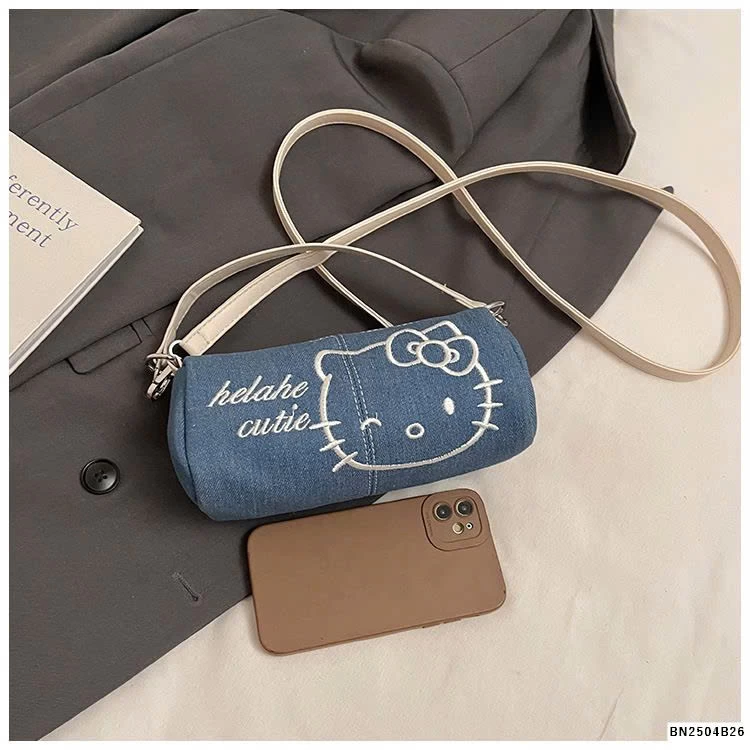 TÚI ĐEO CHÉO TRỐNG DENIM mini