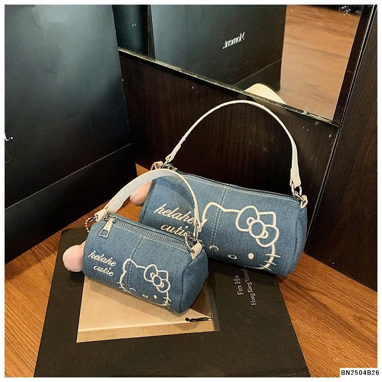 TÚI ĐEO CHÉO TRỐNG DENIM mini