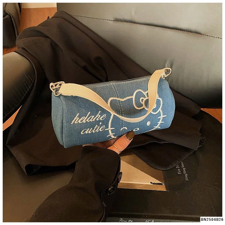 TÚI ĐEO CHÉO TRỐNG DENIM mini