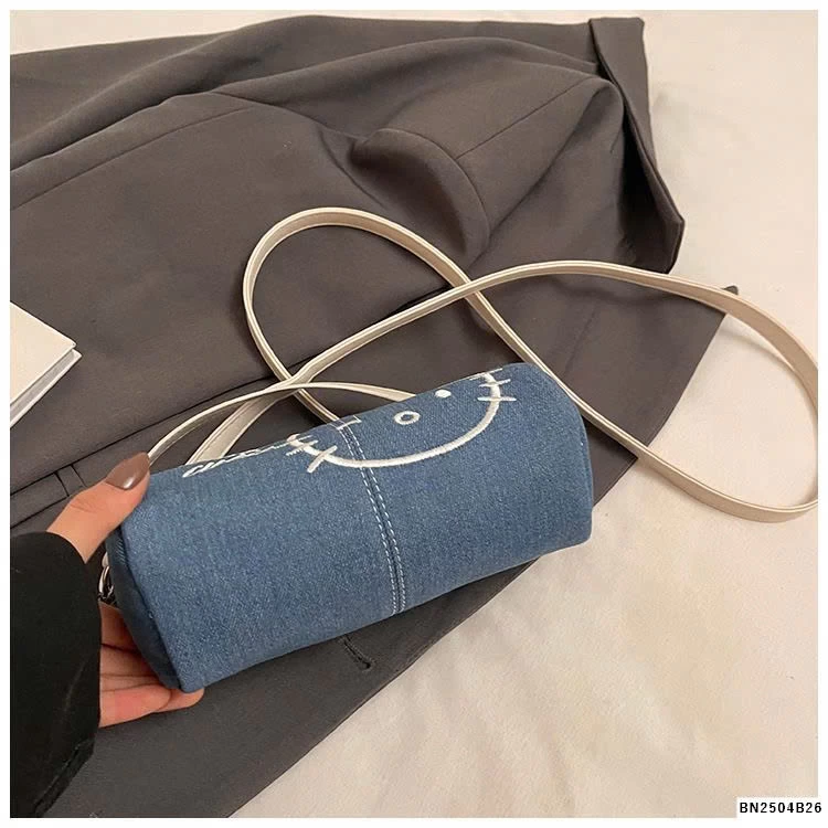 TÚI ĐEO CHÉO TRỐNG DENIM mini