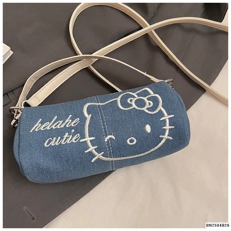 TÚI ĐEO CHÉO TRỐNG DENIM mini