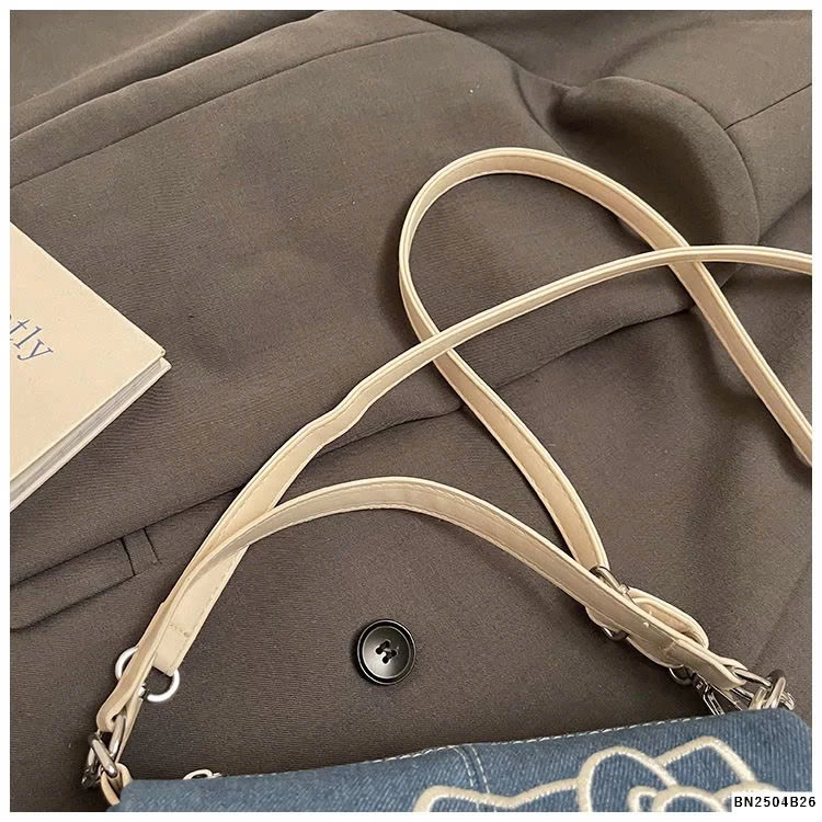 TÚI ĐEO CHÉO TRỐNG DENIM mini