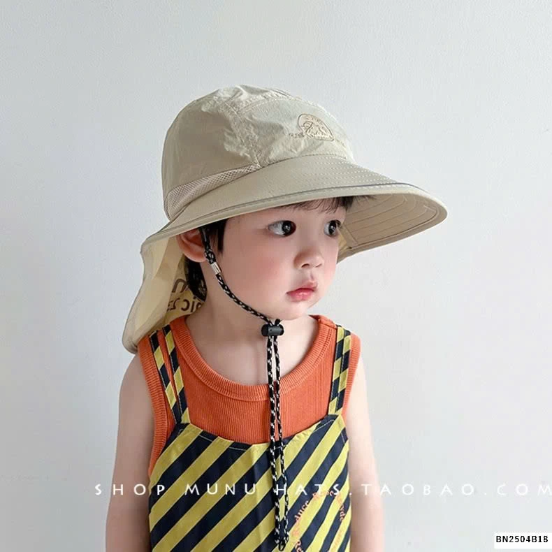 MŨ CHỐNG NẮNG CHE GÁY CHO BÉ