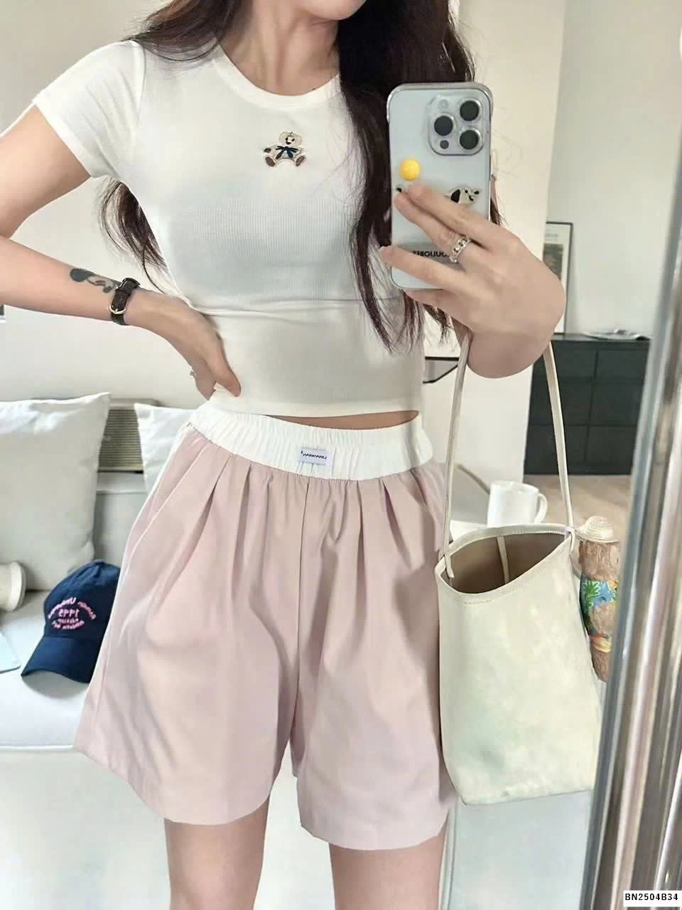 QUẦN SHORT CẠP CHUN NỮ